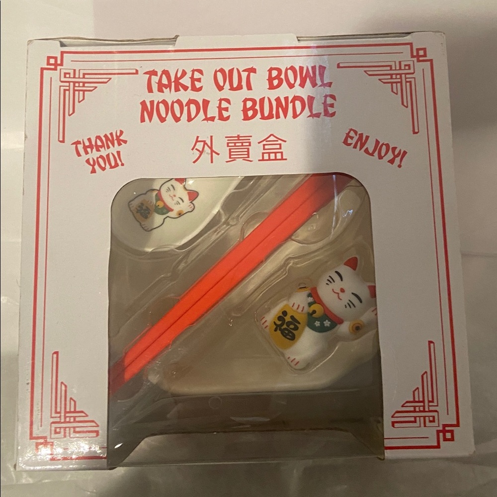 Noodle Bowl Set NWT